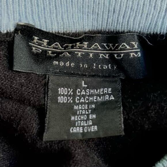 Men's Cashmere Sweater Argyle - Picture 8 of 8